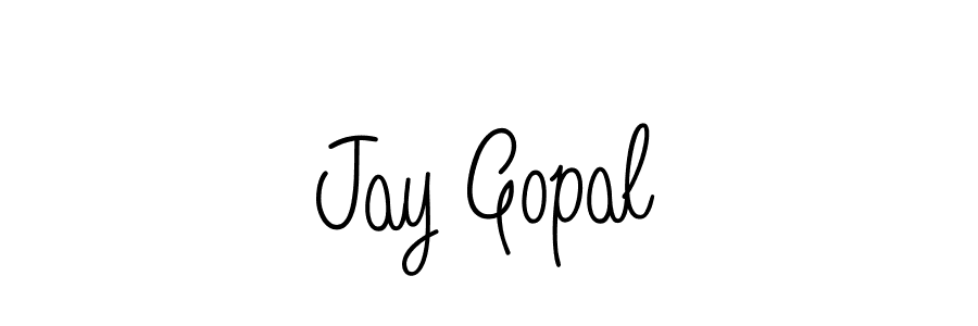 You should practise on your own different ways (Angelique-Rose-font-FFP) to write your name (Jay Gopal) in signature. don't let someone else do it for you. Jay Gopal signature style 5 images and pictures png